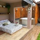 Chalé Espaço Tranquilum Sorocaba com Jacuzzi no Quarto
