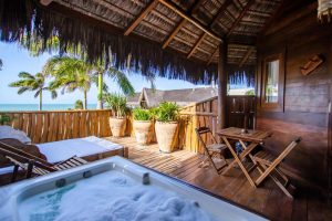 Hurricane Jeri com Jacuzzi no Varanda com Vista do Mar Jericoacoara