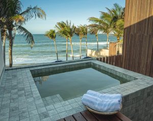 Saline Taíba Boutique Beach Hotel Ceará com Piscina Hidromassagem no Terraço Vista Mar