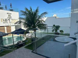 WL Imperio Hotel Pousada Canoa Quebrada com Jacuzzi Privativo no Terraço