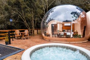 Zion Bubble Glamping Urubici com Jacuzzi Privativo no Terraço com Vistas da Montanha